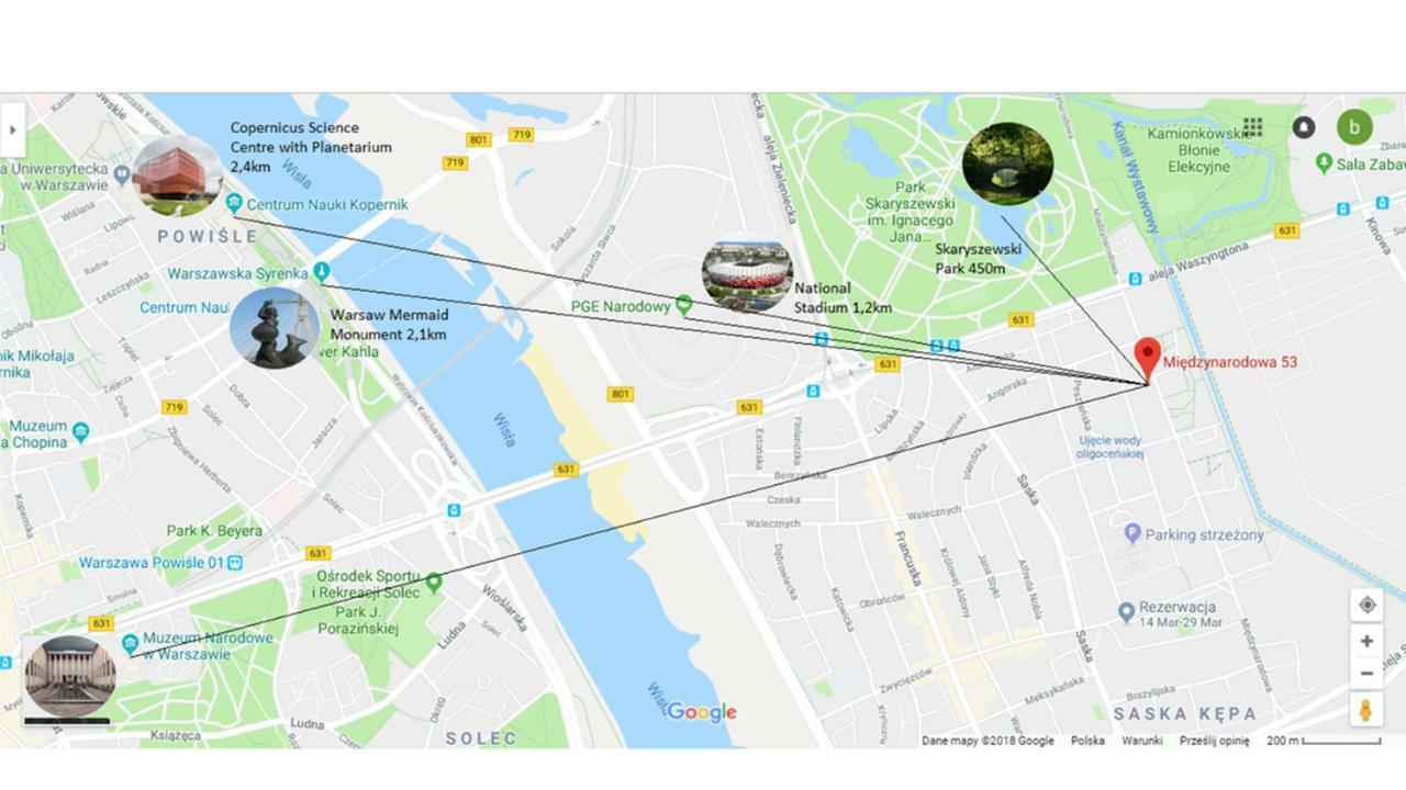 Warsaw Concierge Saska Studio Exteriör bild